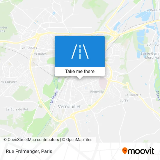 Rue Frémanger map