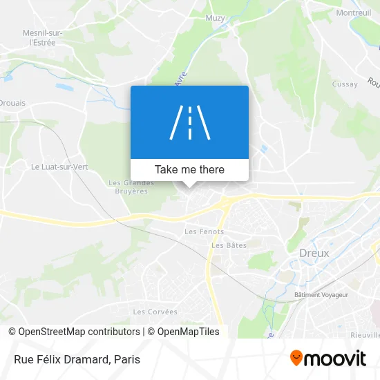 Rue Félix Dramard map
