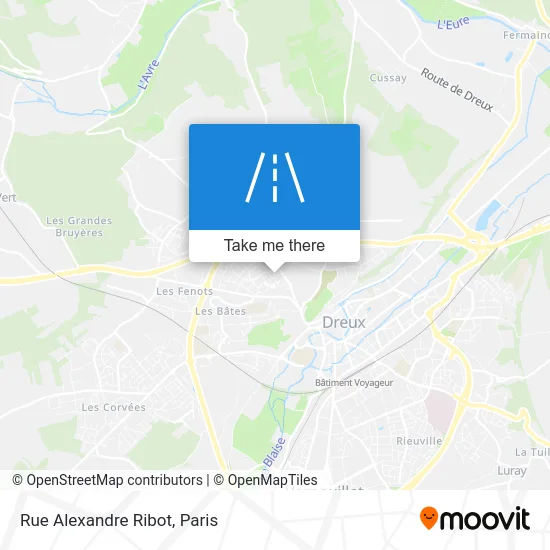 Rue Alexandre Ribot map
