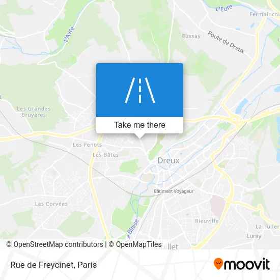 Rue de Freycinet map