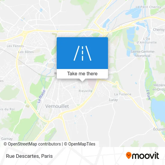 Rue Descartes map
