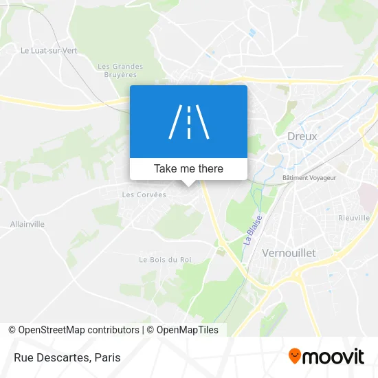 Rue Descartes map