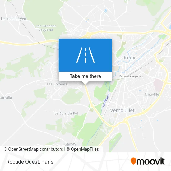 Rocade Ouest map