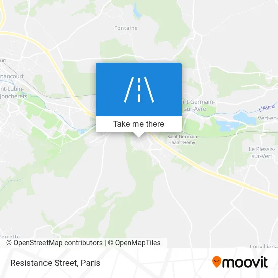 Rue de la Résistance map