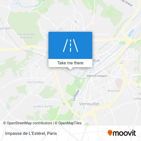 Impasse de L'Estérel map