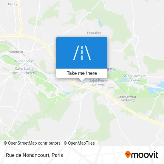 Rue de Nonancourt map