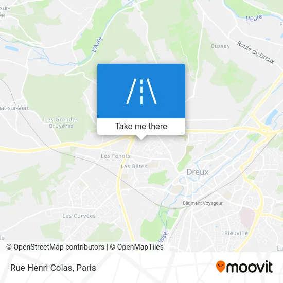 Rue Henri Colas map