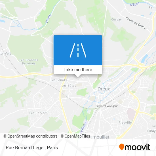 Rue Bernard Léger map