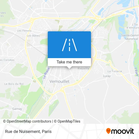 Rue de Nuisement map