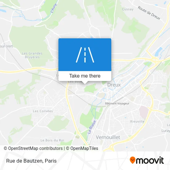 Mapa Rue de Bautzen