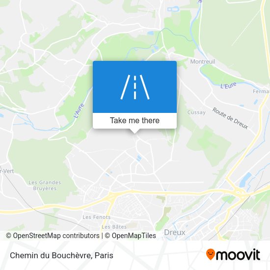 Chemin du Bouchèvre map