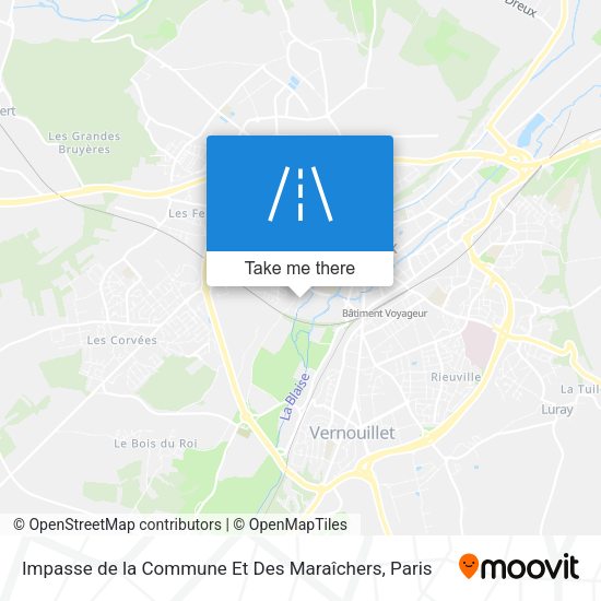Impasse de la Commune Et Des Maraîchers map