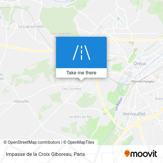 Impasse de la Croix Giboreau map