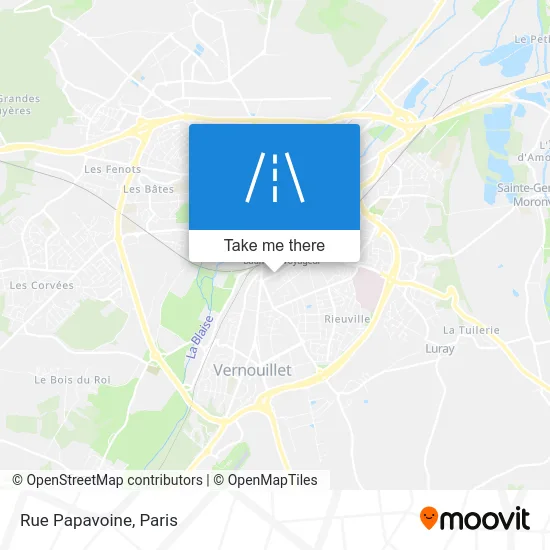 Rue Papavoine map