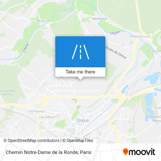 Chemin Notre-Dame de la Ronde map