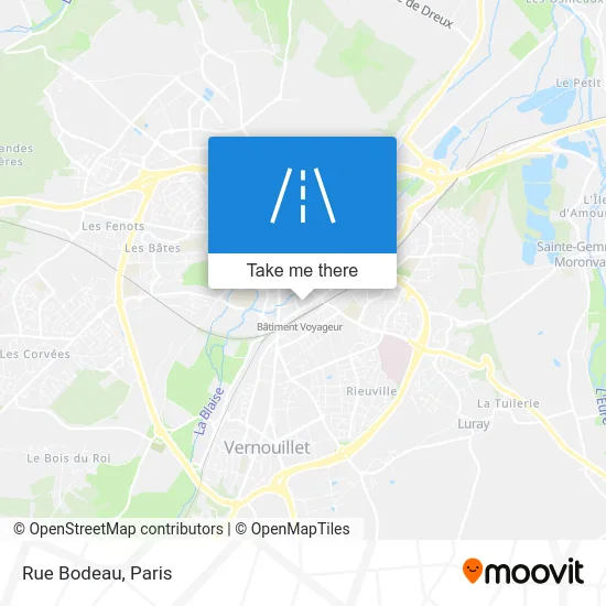 Rue Bodeau map
