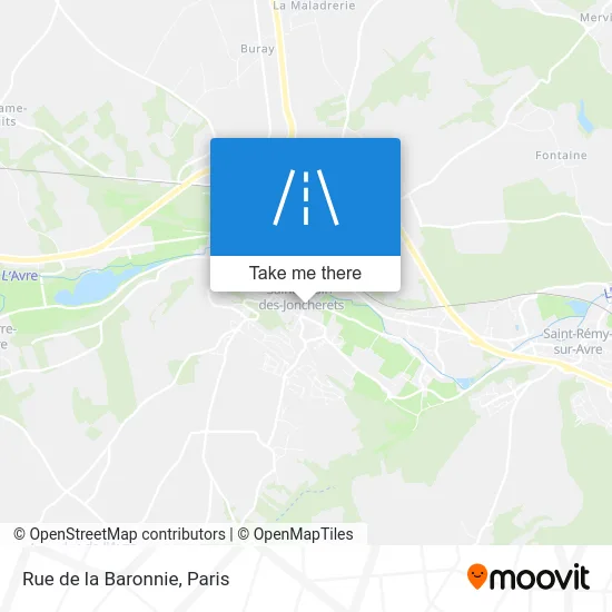 Rue de la Baronnie map