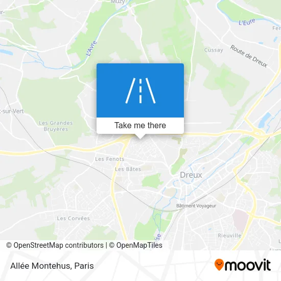Allée Montehus map