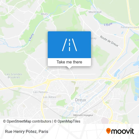 Rue Henry Potez map