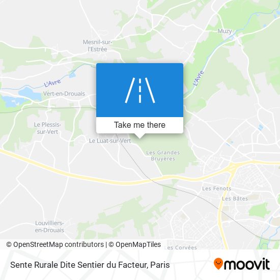 Sente Rurale Dite Sentier du Facteur map