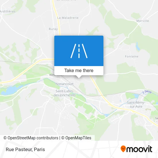 Rue Pasteur map