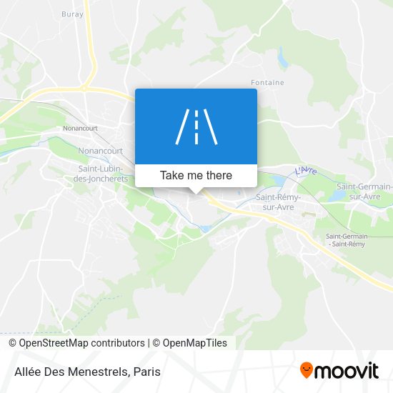 Allée Des Menestrels map