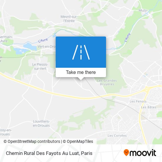 Chemin Rural Des Fayots Au Luat map