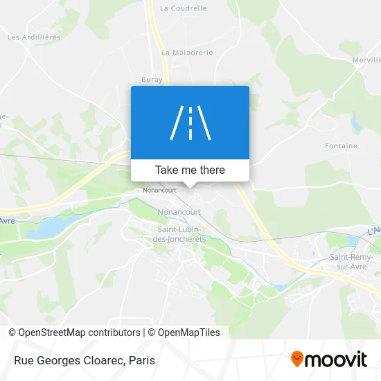 Rue Georges Cloarec map