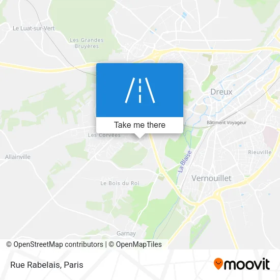 Rue Rabelais map
