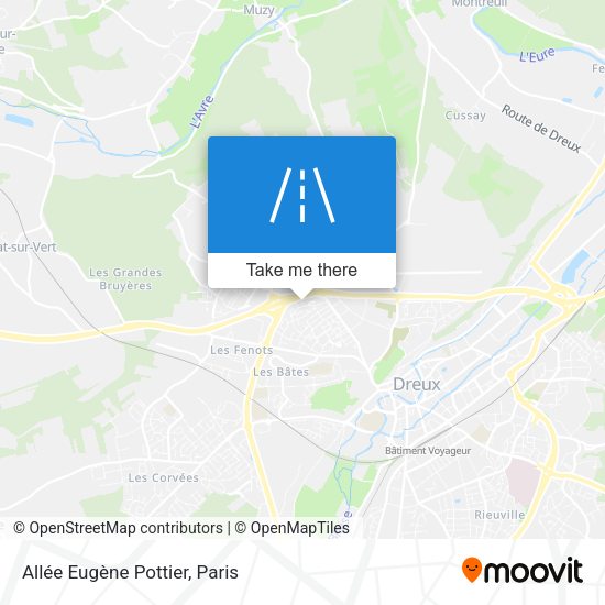 Allée Eugène Pottier map