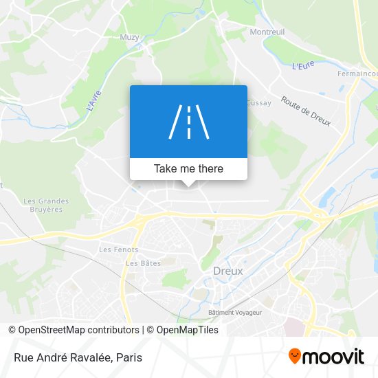 Rue André Ravalée map