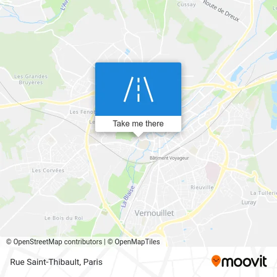 Rue Saint-Thibault map