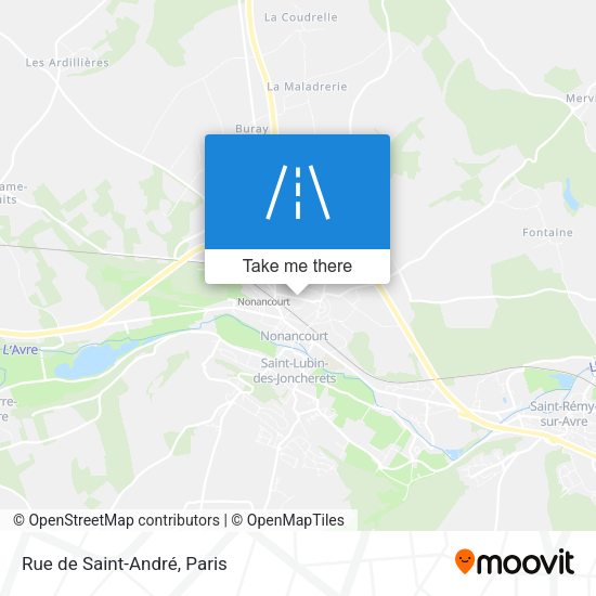 Rue de Saint-André map