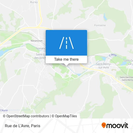 Rue de L'Avre map