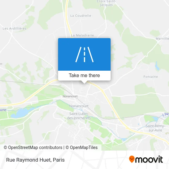 Rue Raymond Huet map