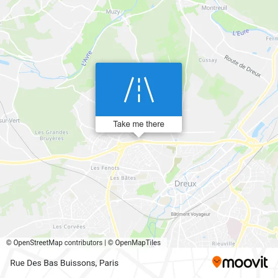 Rue Des Bas Buissons map