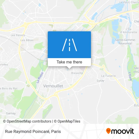 Rue Raymond Poincaré map