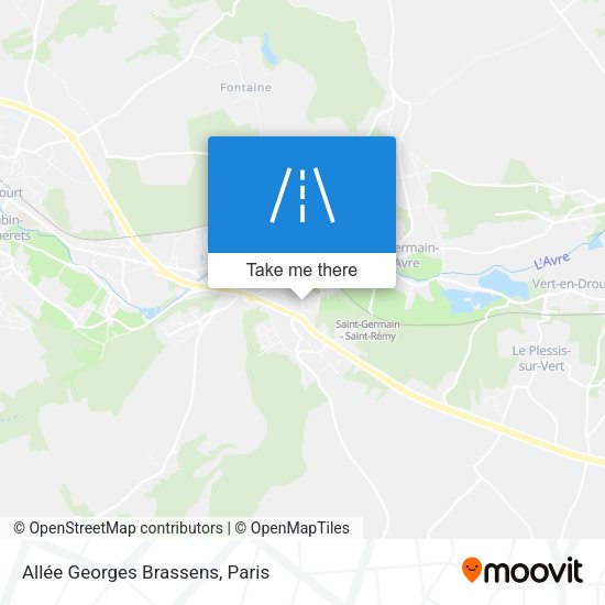 Allée Georges Brassens map
