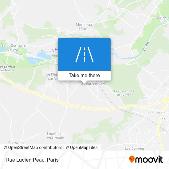 Rue Lucien Peau map