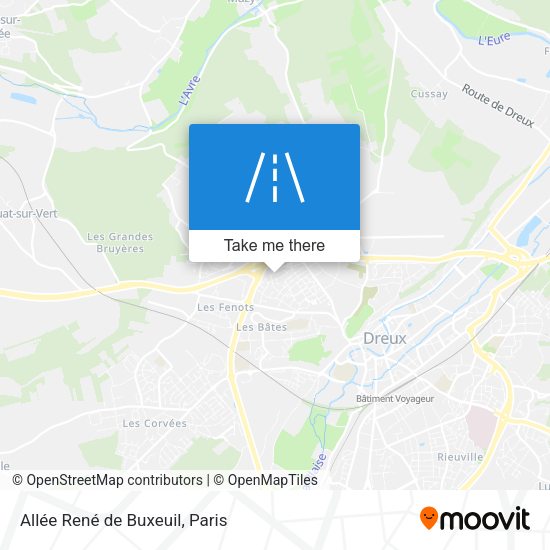 Allée René de Buxeuil map