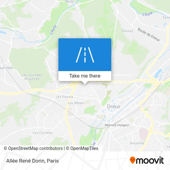 Allée René Dorin map