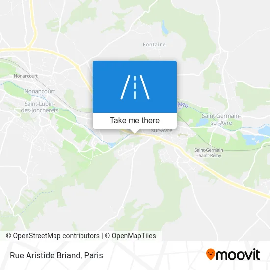 Rue Aristide Briand map