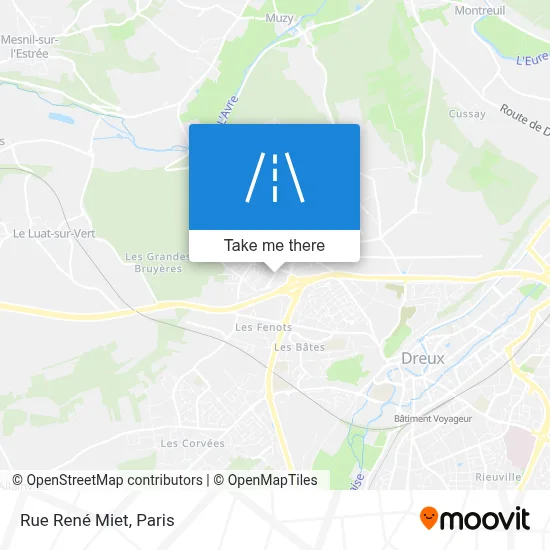 Rue René Miet map