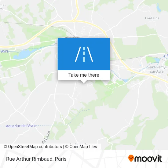 Rue Arthur Rimbaud map