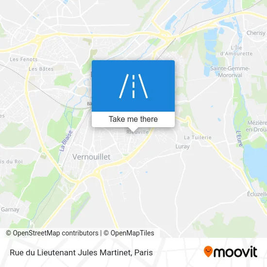 Rue du Lieutenant Jules Martinet map