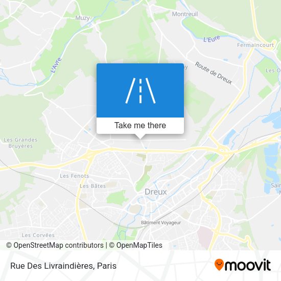 Rue Des Livraindières map