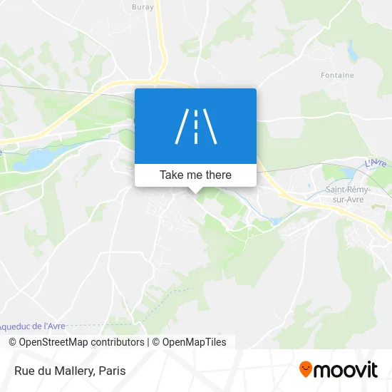 Rue du Mallery map