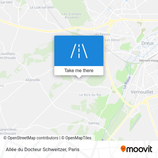 Allée du Docteur Schweitzer map