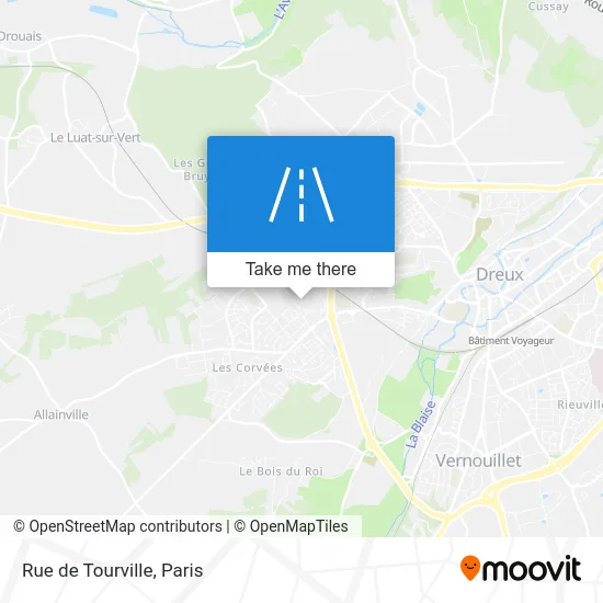 Rue de Tourville map