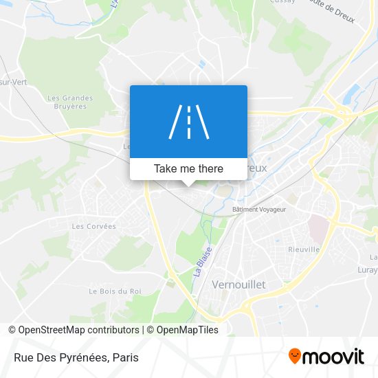 Rue Des Pyrénées map